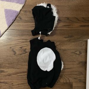 Pottery Barn kids skunk costume